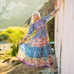 Catherine in Maxi in full flowy
