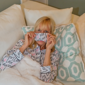 Sick in Bed with the Flu